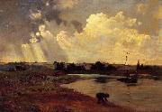 Charles-Francois Daubigny The Banks of the River oil painting on canvas